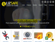 Tablet Screenshot of lizsafe.com
